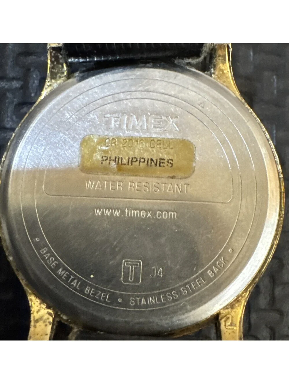 Vintage Timex Indiglo Easy Reader Gold Tone April 2001 Working | New Battery
